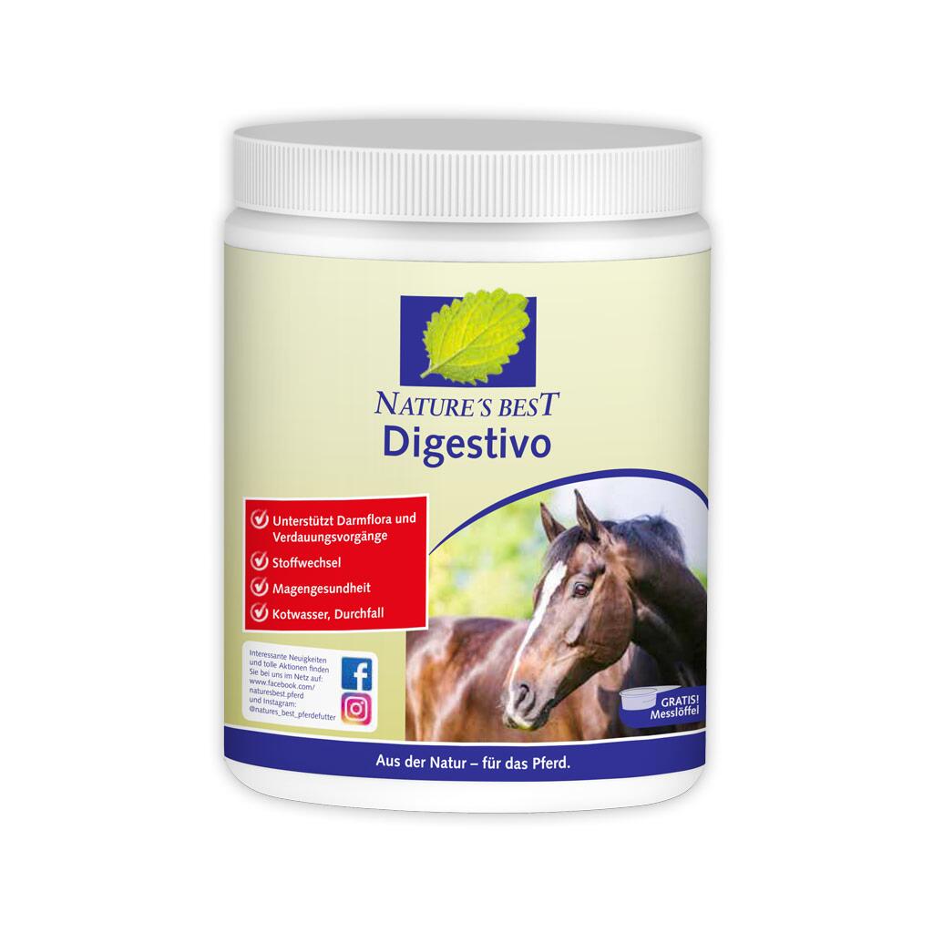 NATURES BEST Ergänzungsfutter DIGESTIVO für Pferde 380g