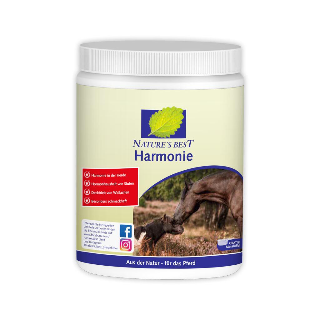 NATURES BEST Ergänzungsfutter HARMONIE für Pferde 900g