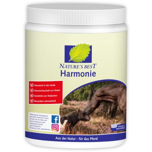 NATURES BEST Ergänzungsfutter HARMONIE für Pferde 900g