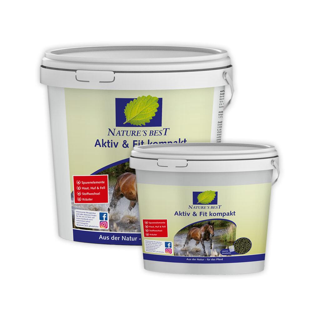 NATURES BEST Ergänzungsfutter AKTIV & FIT KOMPAKT für Pferde
