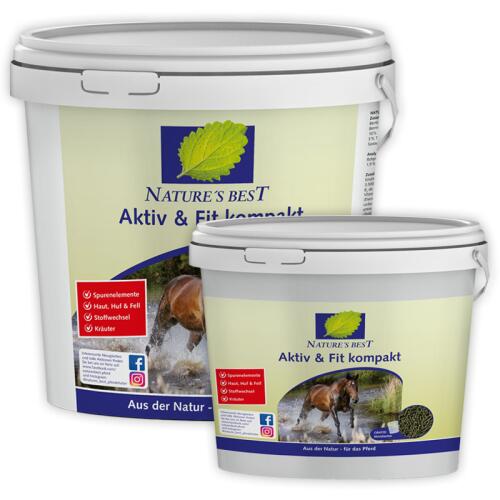 NATURES BEST Ergänzungsfutter AKTIV & FIT KOMPAKT für Pferde