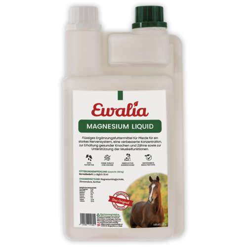 EWALIA Ergänzungsfutter MAGNESIUM LIQUID für Pferde 1l