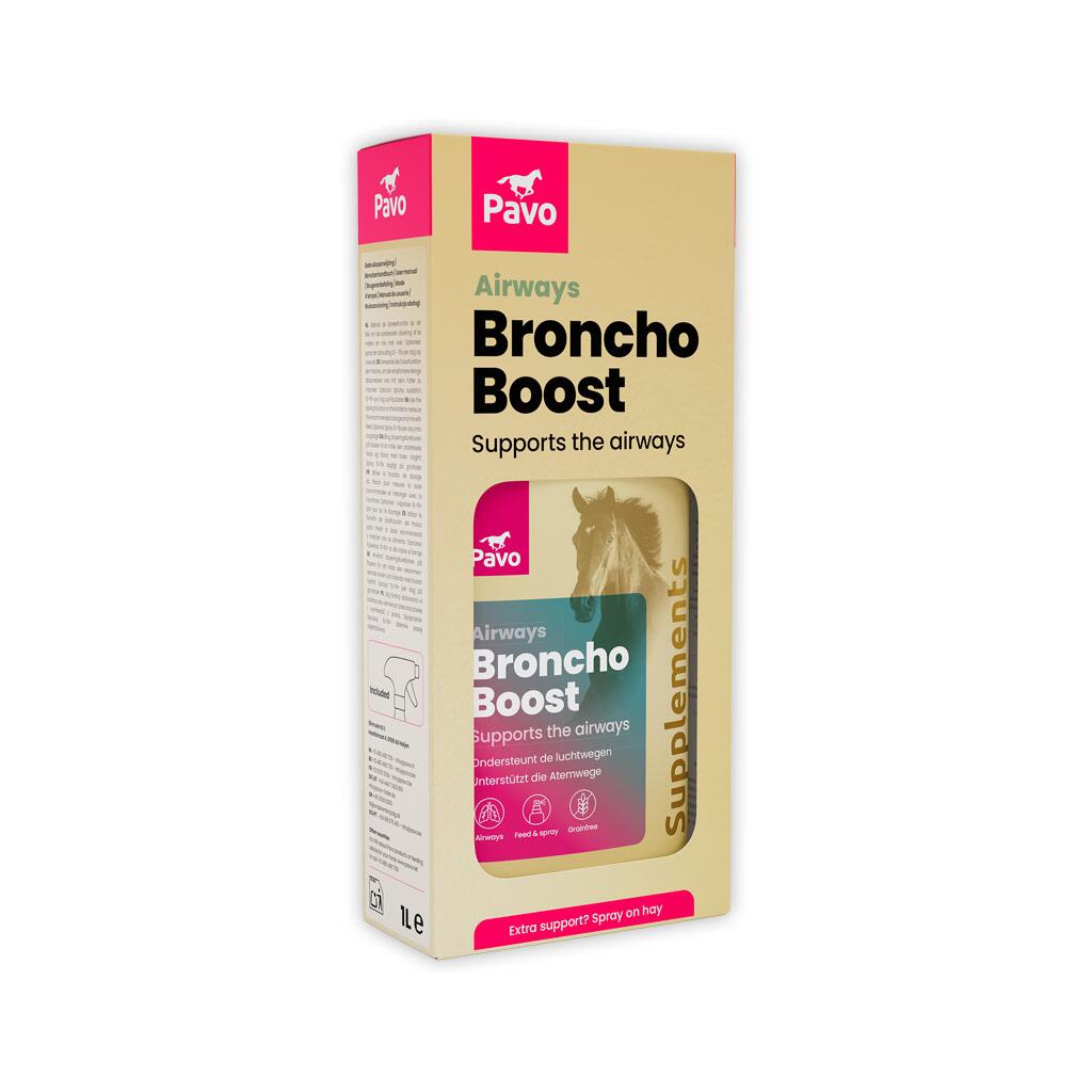 PAVO Ergänzungsfutter BRONCHOBOOST für Pferde 1l