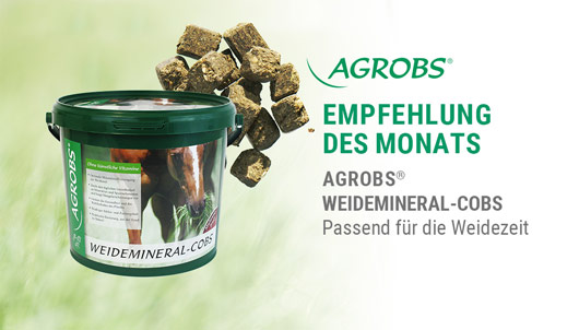 Agrobs Weidemineralcobs: Empfehlung des Monats