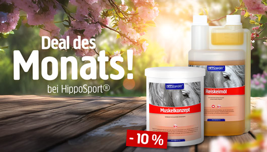 HippoSport Deal des Monats: Muskelkonzept und Reiskeimöl 10% Rabatt