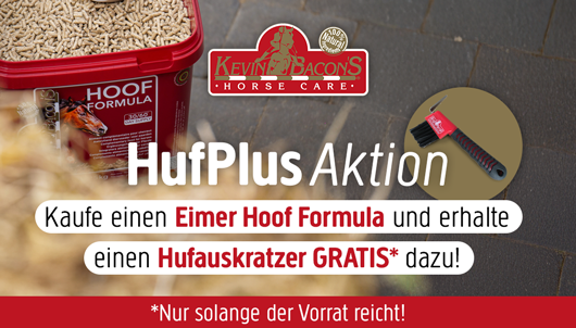 Aktion: Kevin Bacon's Hoof Formula kaufen und Hufkratzer gratis erhalten