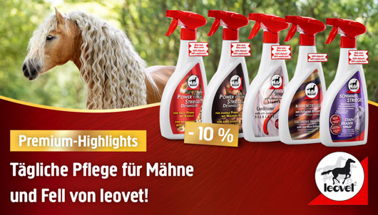 Aktion: Leovet Pflege für Mähne und Fell 10% Rabatt