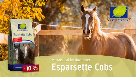 Aktion: Nature's Best Esparsette Cobs